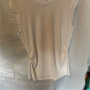 Nine West Cream Fitted tank Tee